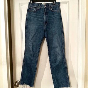 AGOLDE Pinch Waist High Rise Kick Flare Cropped Jeans. Size 27